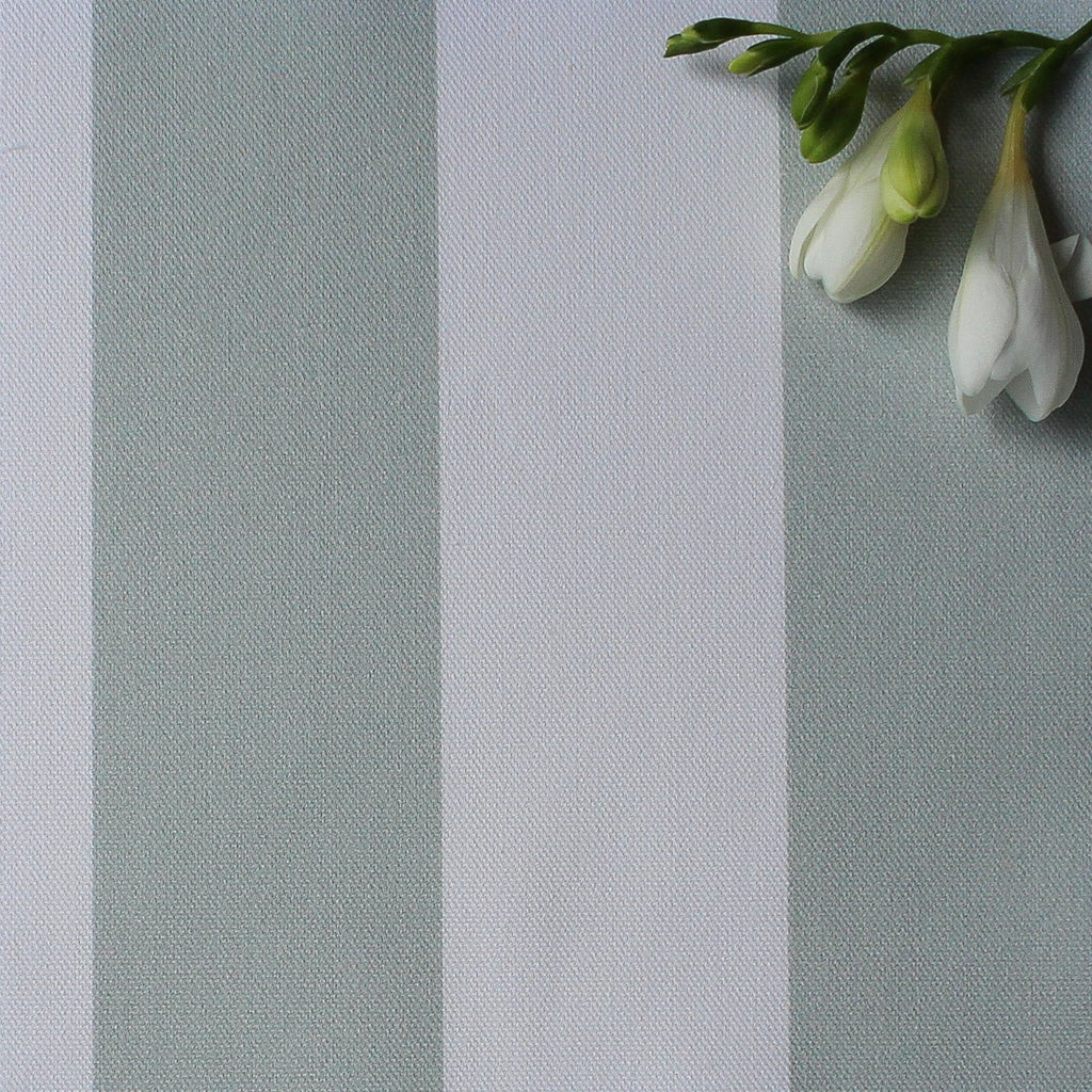 Awning Stripe Fabric - Eau De Nil - Hydrangea Lane Home