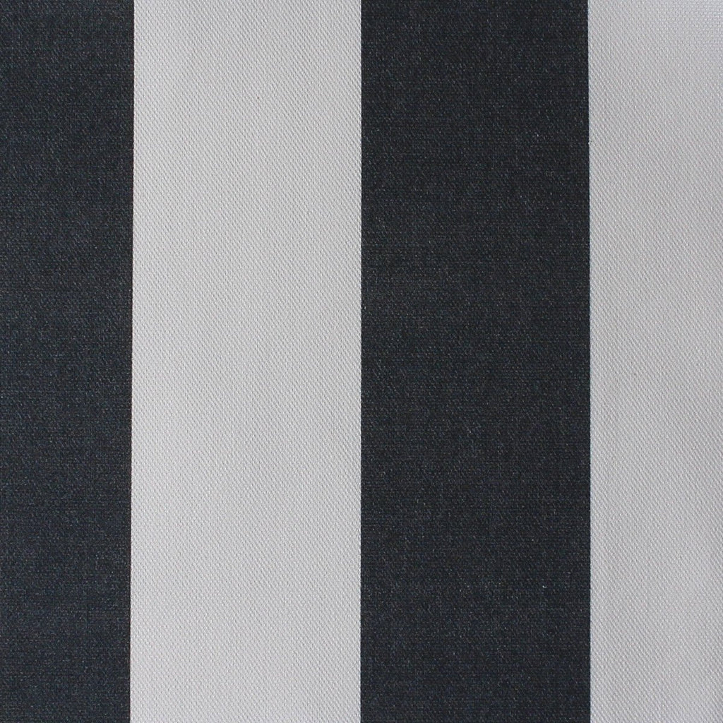 Awning Stripe Fabric - Graphite - Hydrangea Lane Home