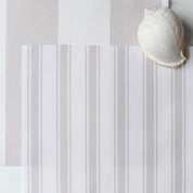 Awning Stripe Fabric - Linen - Hydrangea Lane Home