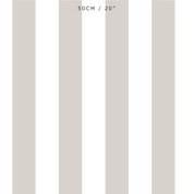 Awning Stripe Fabric - Linen - Hydrangea Lane Home