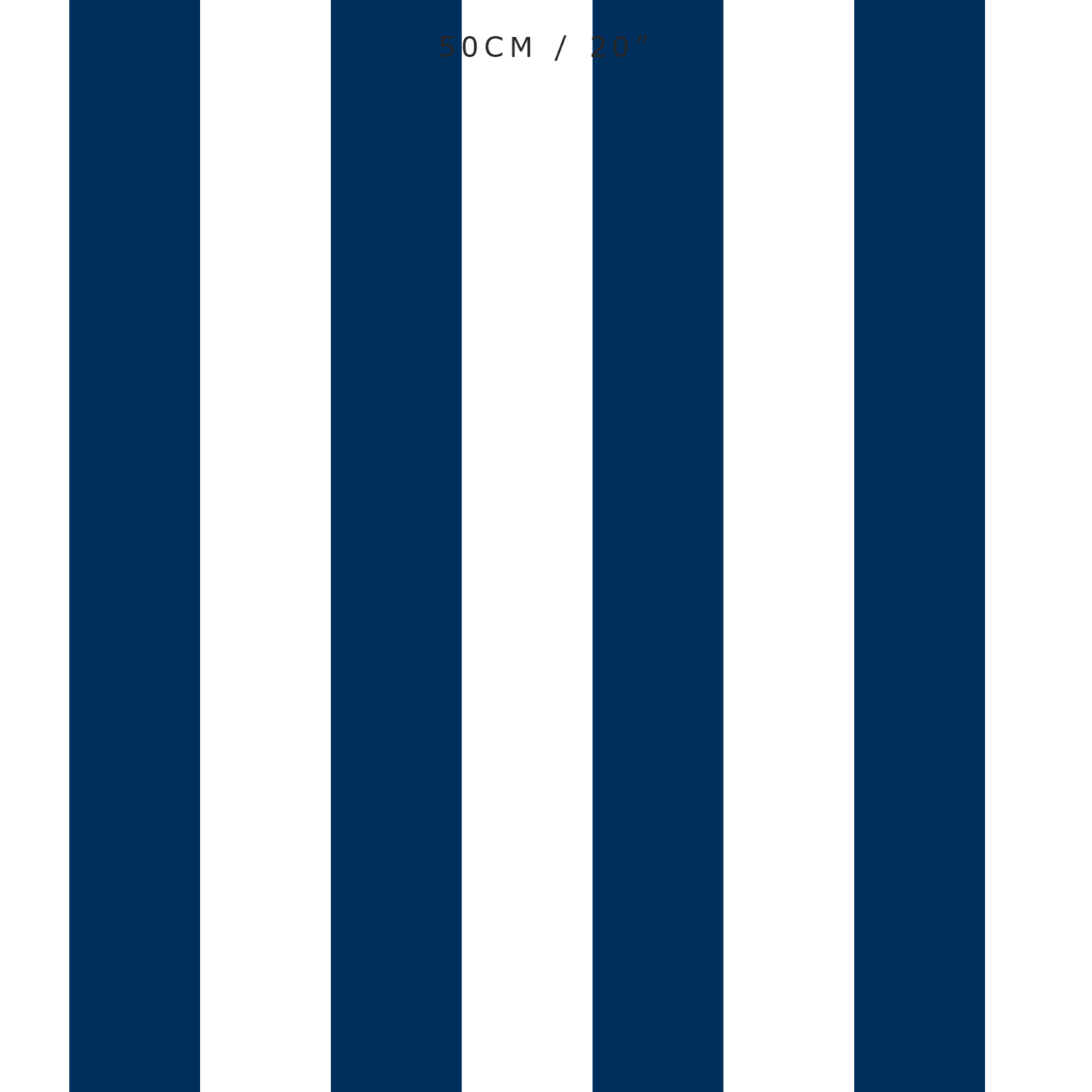 Awning Stripe Fabric - Navy - Hydrangea Lane Home