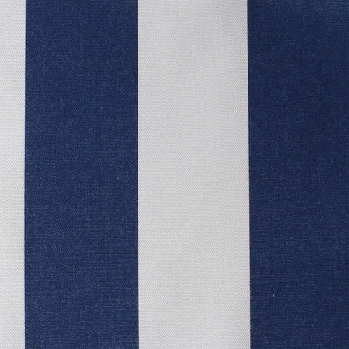 Awning Stripe Fabric - Navy - Hydrangea Lane Home