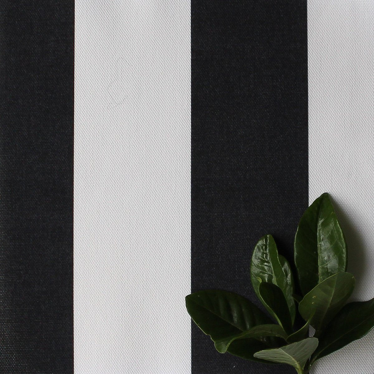 Awning Stripe Fabric - Noir - Hydrangea Lane Home