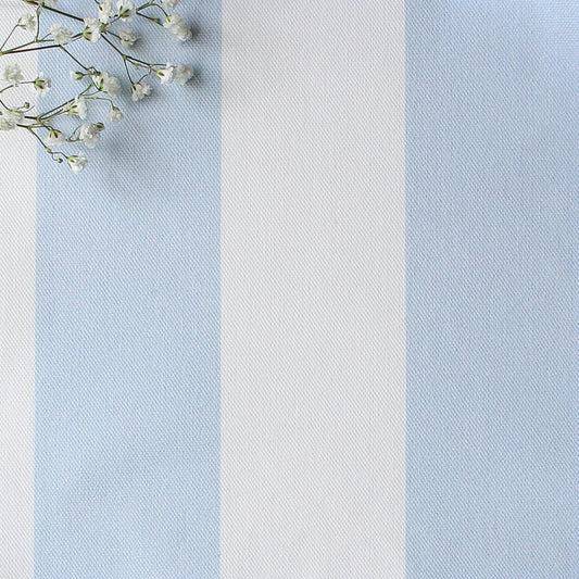 Awning Stripe Fabric - Serenity - Hydrangea Lane Home