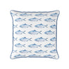 Blue Fish Cushion - Hydrangea Lane Home