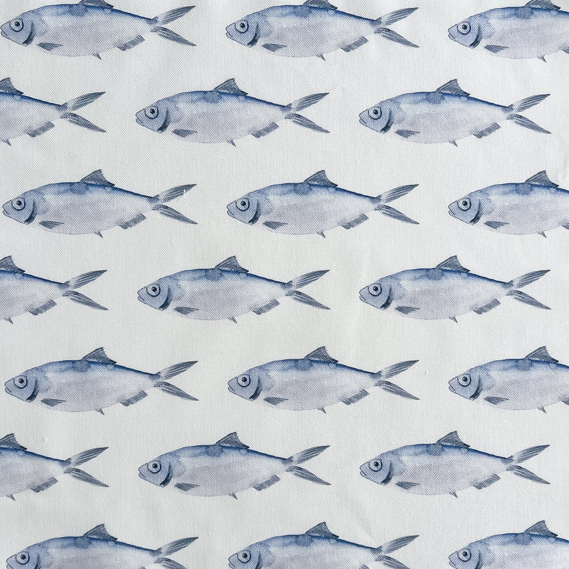 Blue Fish Fabric - Hydrangea Lane Home