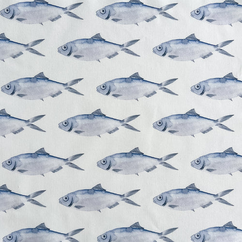 Blue Fish Fabric - Hydrangea Lane Home
