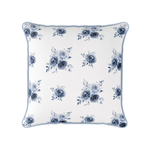 Blue Roses Adelaide Cushion - Hydrangea Lane Home