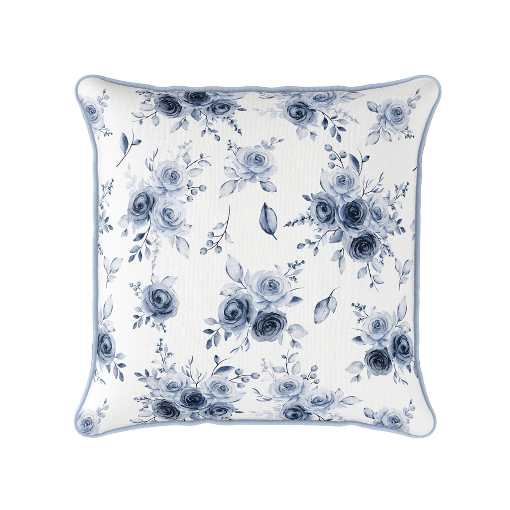 Blue Roses Adele Cushion - Hydrangea Lane Home