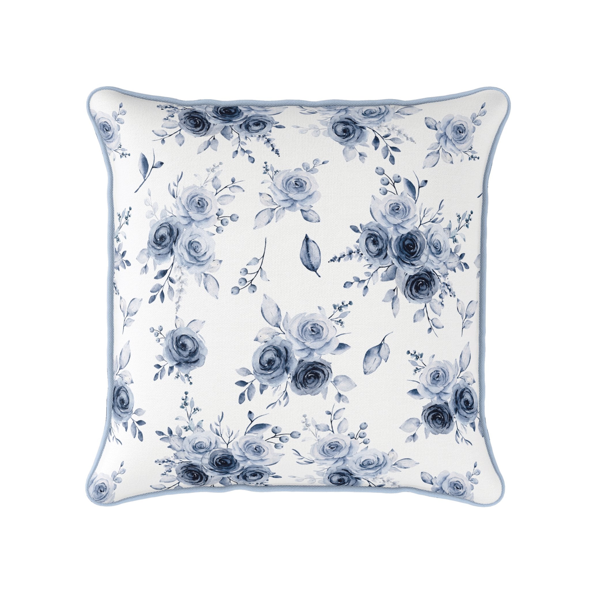 Blue Roses Adele Cushion - Hydrangea Lane Home