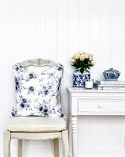 Blue Roses Adele Cushion - Hydrangea Lane Home