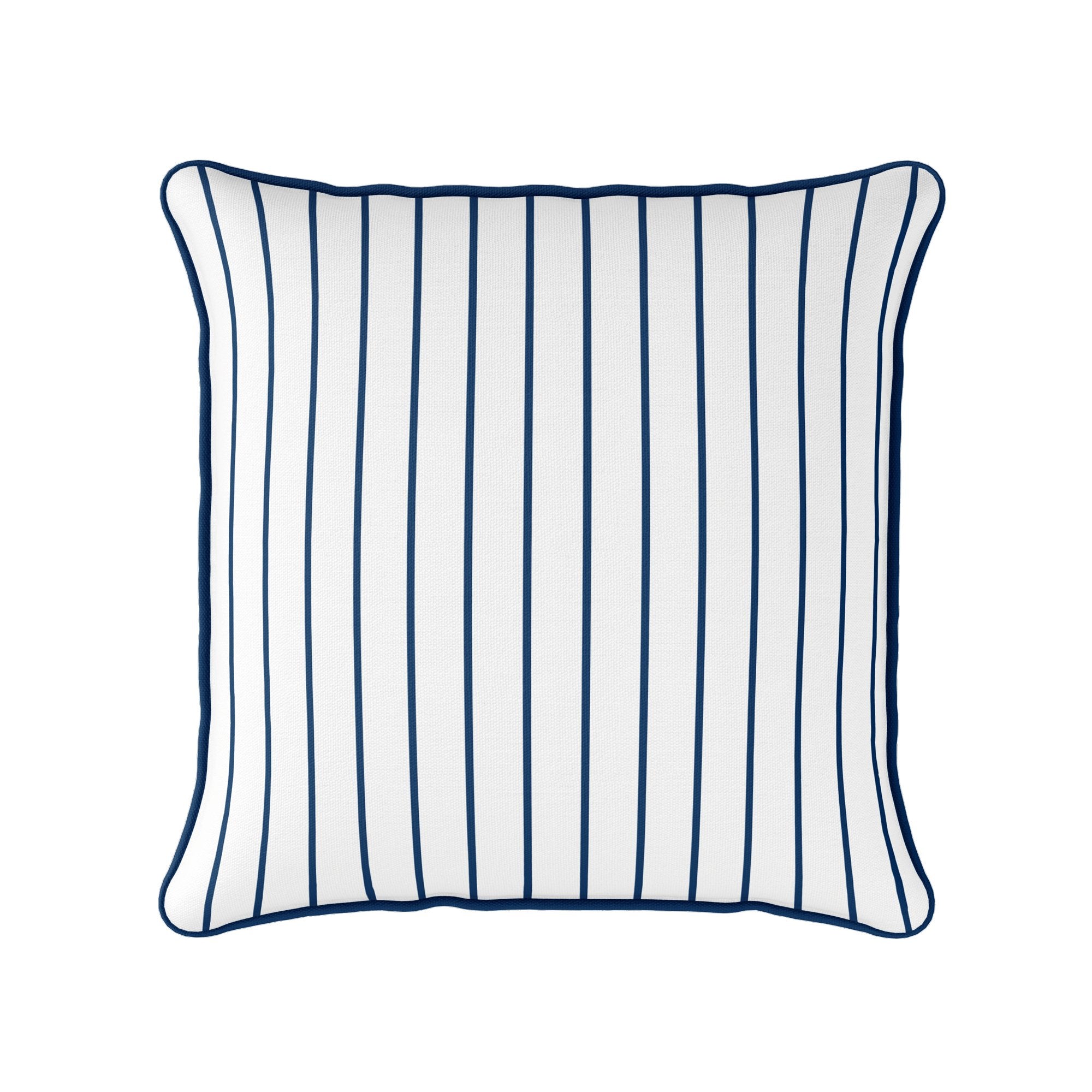 Breton Stripe Cushion - Blues - Hydrangea Lane Home