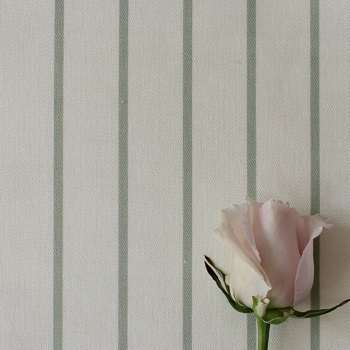 Breton Stripe Fabric - Eau De Nil - Hydrangea Lane Home