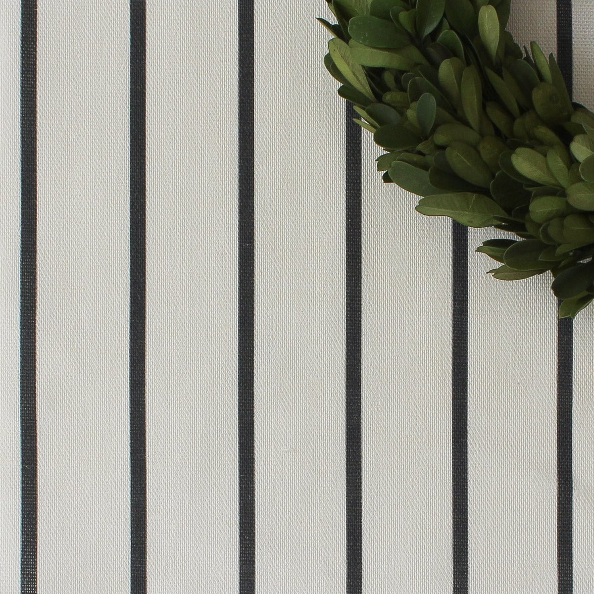 Breton Stripe Fabric - Graphite - Hydrangea Lane Home