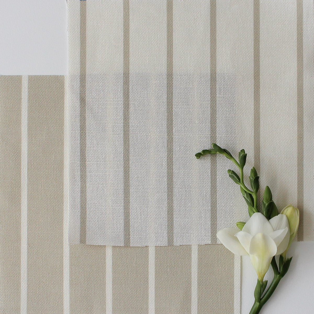 Breton Stripe Fabric - Linen - Hydrangea Lane Home