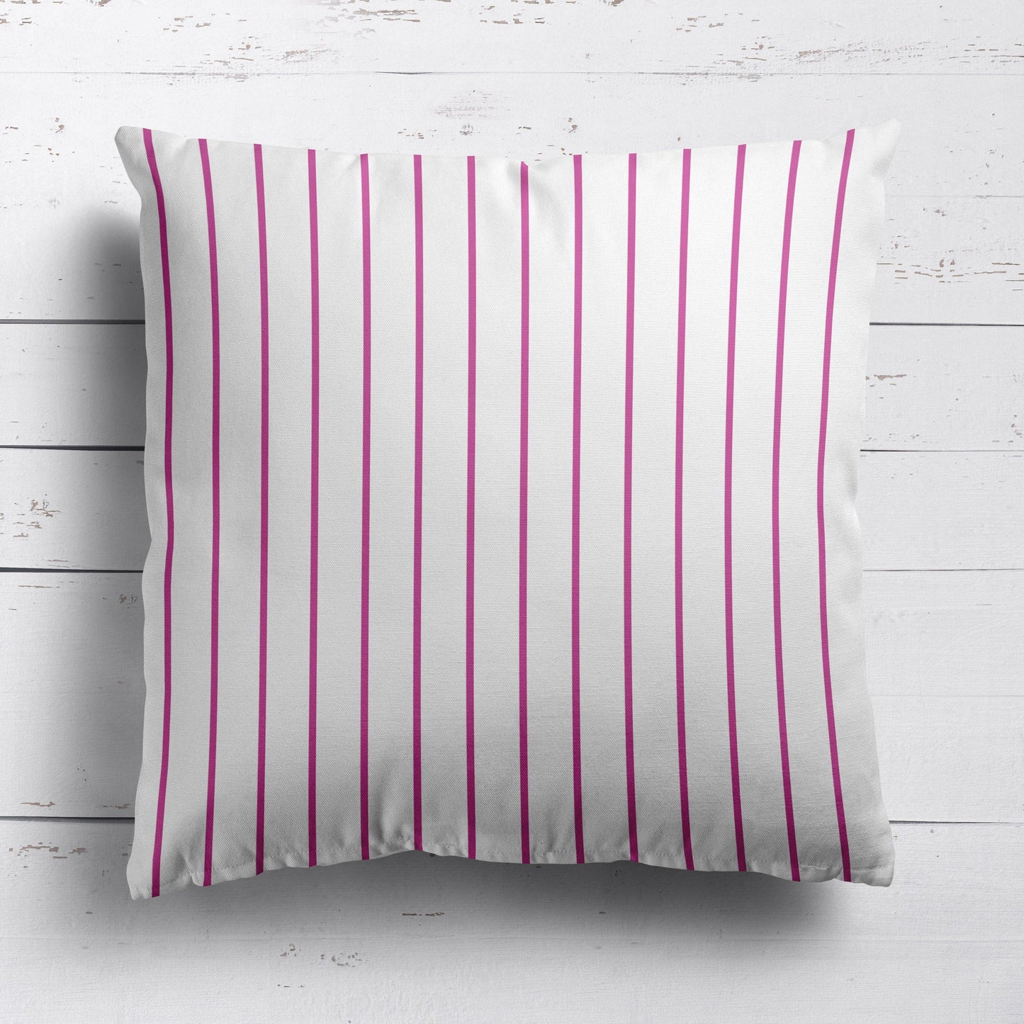 Breton Stripe Fabric - Raspberry - Hydrangea Lane Home