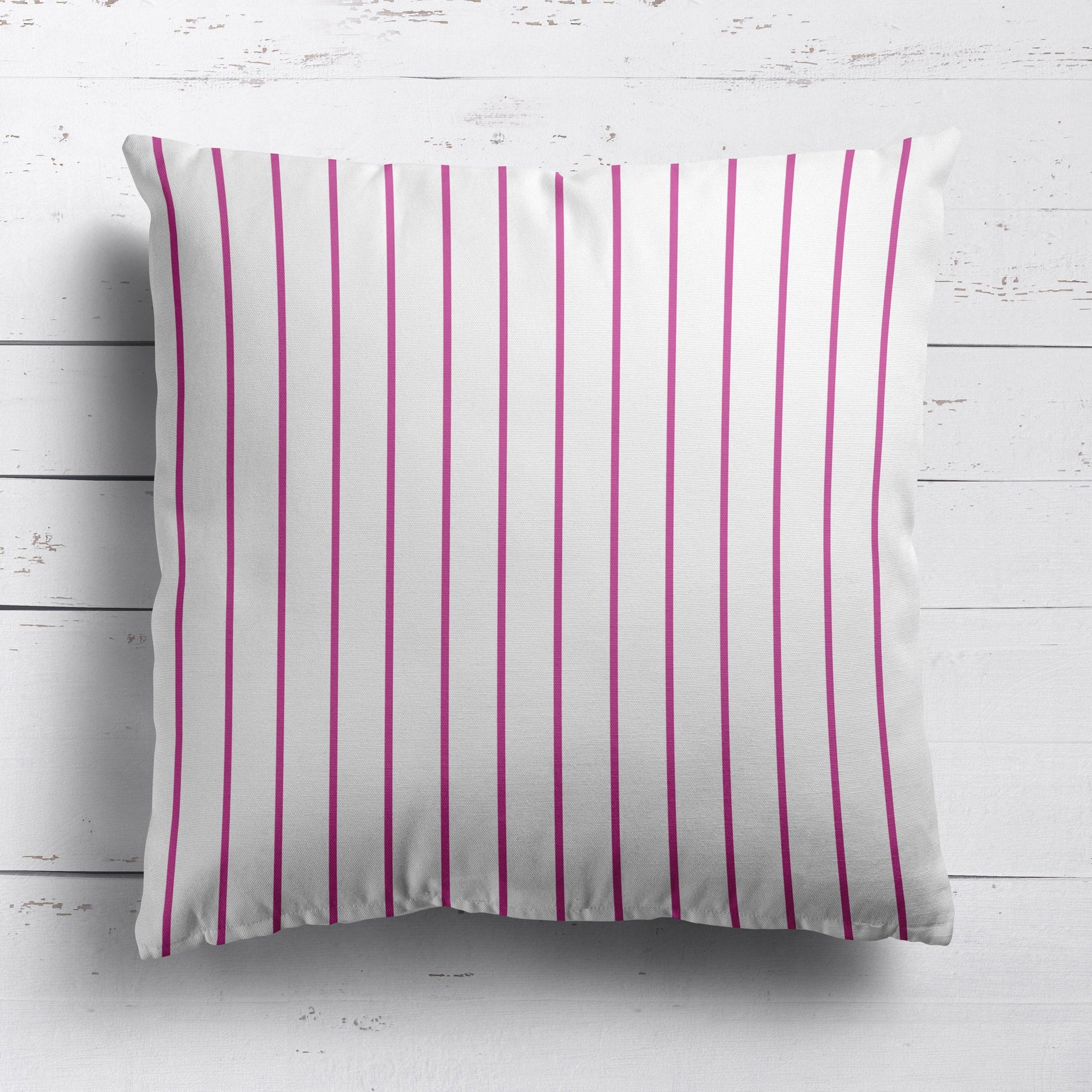 Breton Stripe Fabric - Raspberry - Hydrangea Lane Home