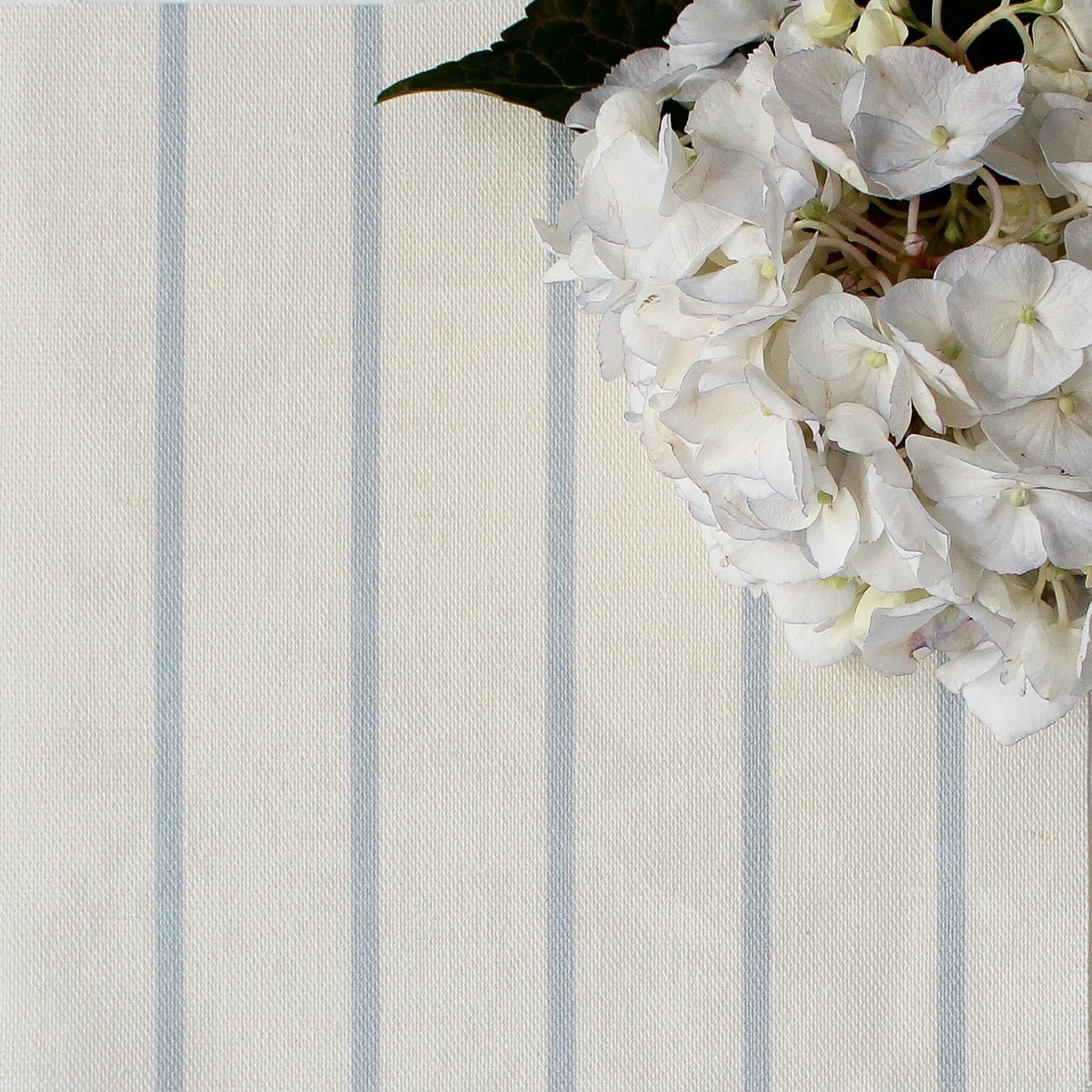 Breton Stripe Fabric - Serenity - Hydrangea Lane Home