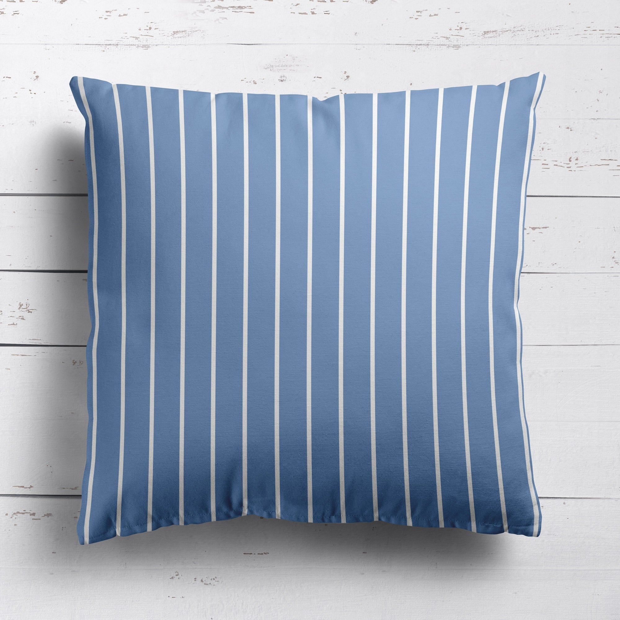 Breton Stripe Reverse Fabric - Breeze - Hydrangea Lane Home