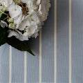 Breton Stripe Reverse Fabric - Cornflower - Hydrangea Lane Home