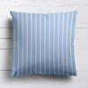 Breton Stripe Reverse Fabric - Cornflower - Hydrangea Lane Home