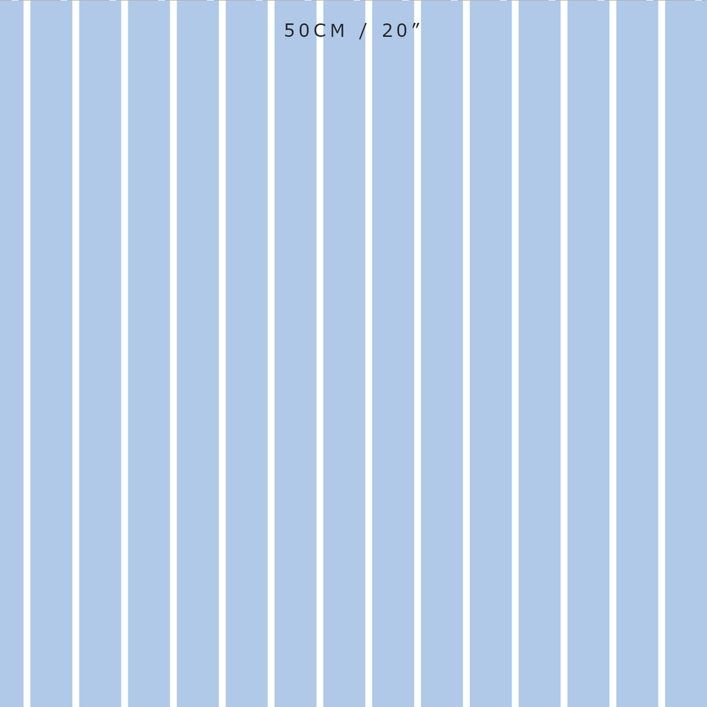 Breton Stripe Reverse Fabric - Cornflower - Hydrangea Lane Home