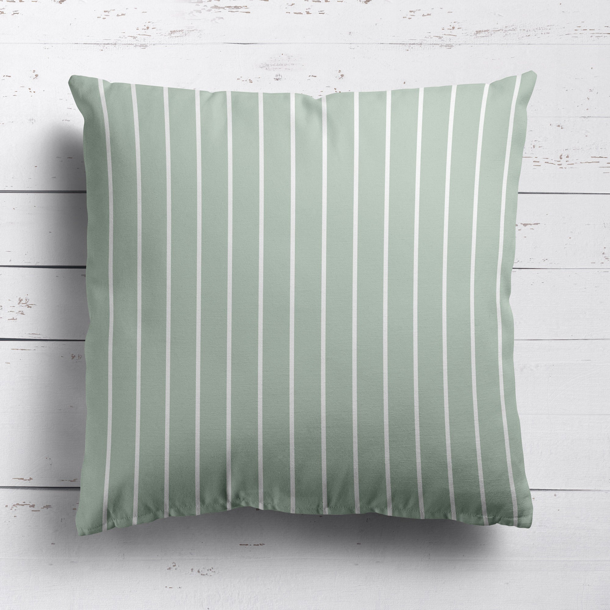 Breton Stripe Reverse Fabric - Eau De Nil - Hydrangea Lane Home