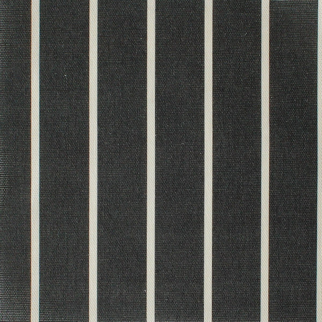 Breton Stripe Reverse Fabric - Graphite - Hydrangea Lane Home