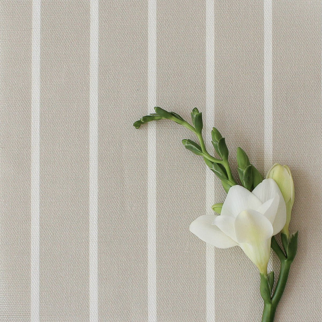 Breton Stripe Reverse Fabric - Linen - Hydrangea Lane Home