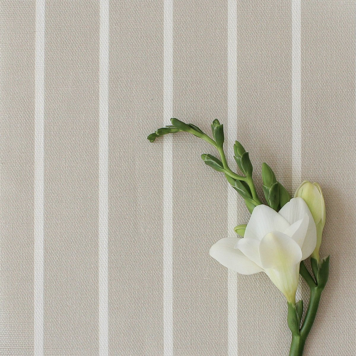 Breton Stripe Reverse Fabric - Linen - Hydrangea Lane Home