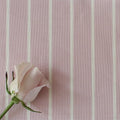 Breton Stripe Reverse Fabric - Peony - Hydrangea Lane Home