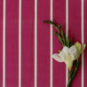 Breton Stripe Reverse Fabric - Raspberry - Hydrangea Lane Home
