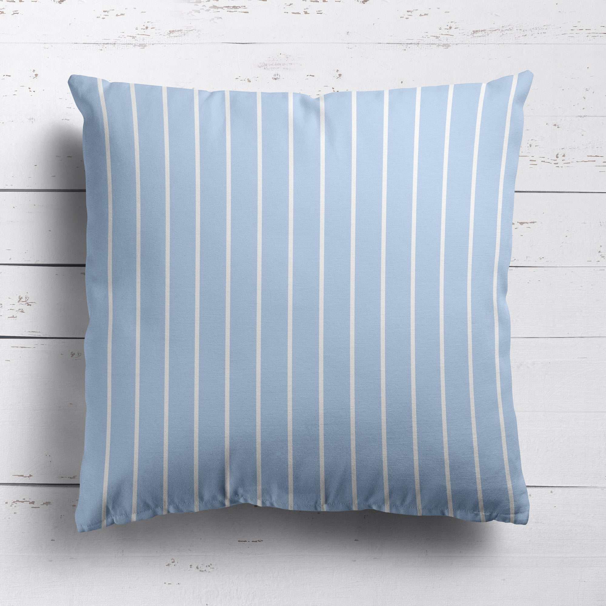 Breton Stripe Reverse Fabric - Serenity - Hydrangea Lane Home