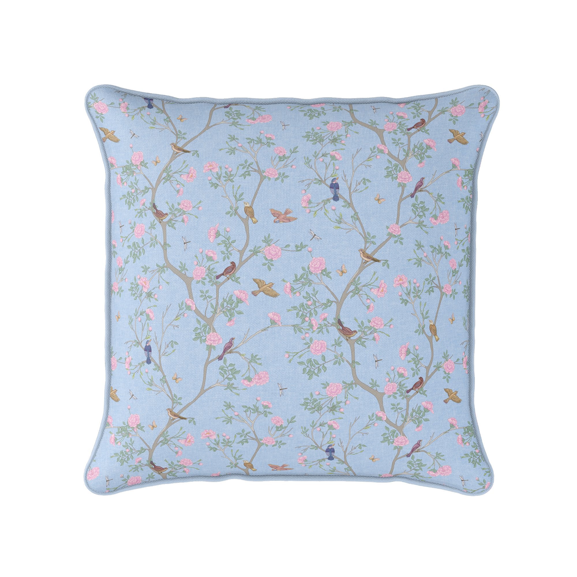 Camellia Garden Pink Cushion - Hydrangea Lane Home
