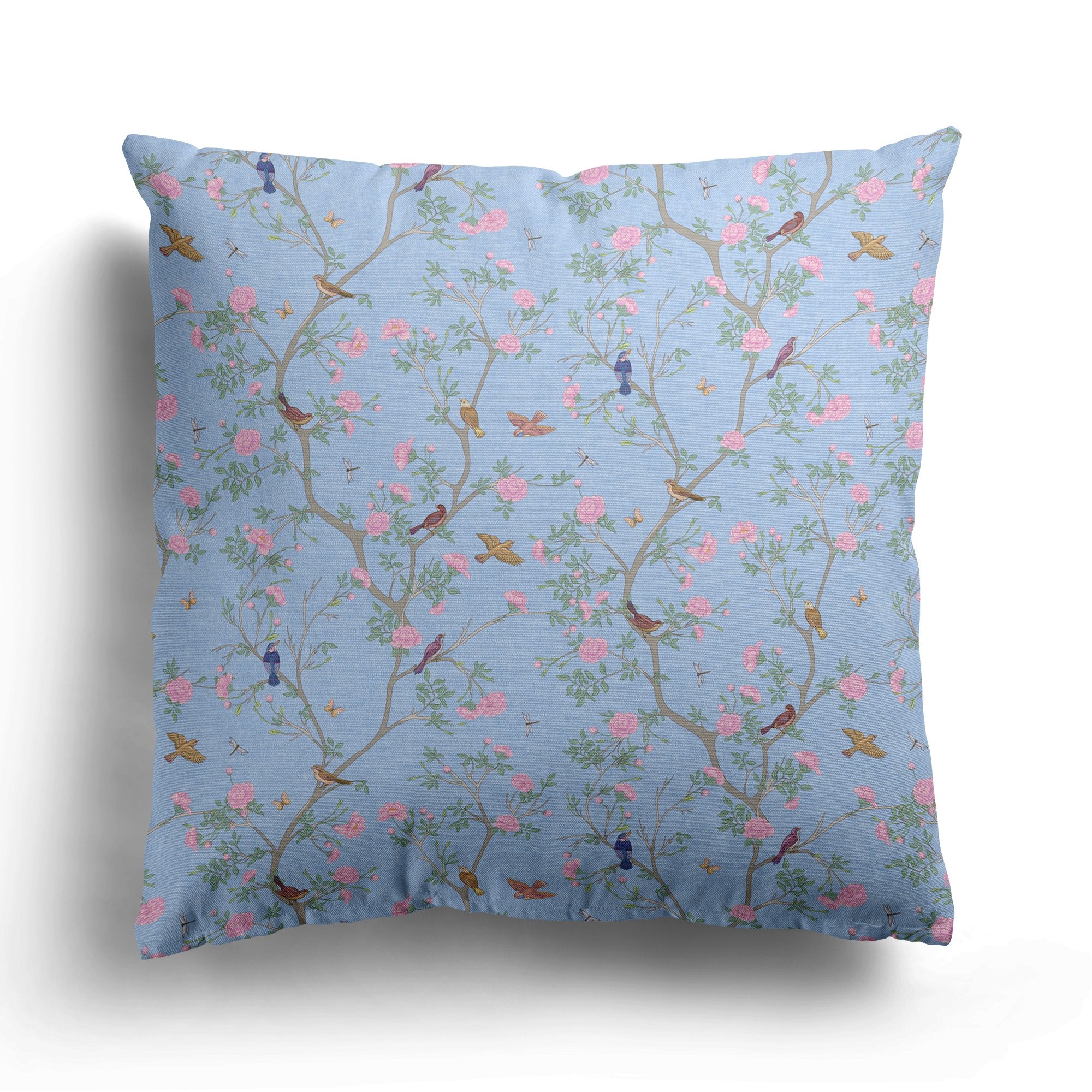 Camellia Garden Pink Cushion - Hydrangea Lane Home
