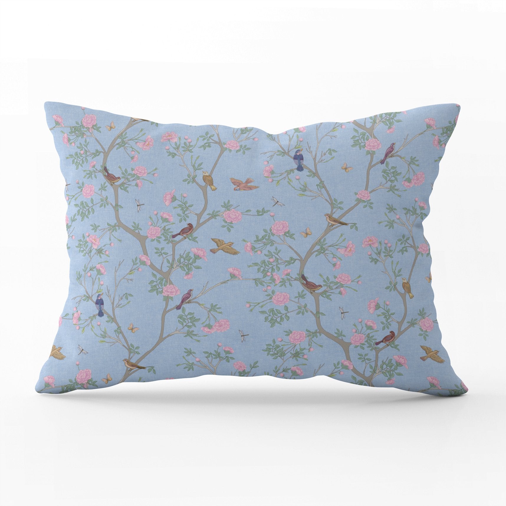 Camellia Garden Pink Cushion - Hydrangea Lane Home