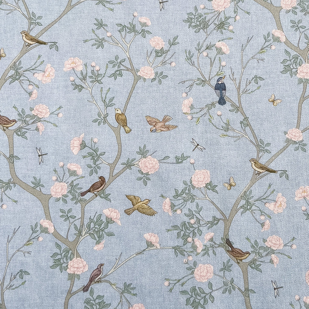 Camellia Garden Pink Fabric - Serenity - Hydrangea Lane Home