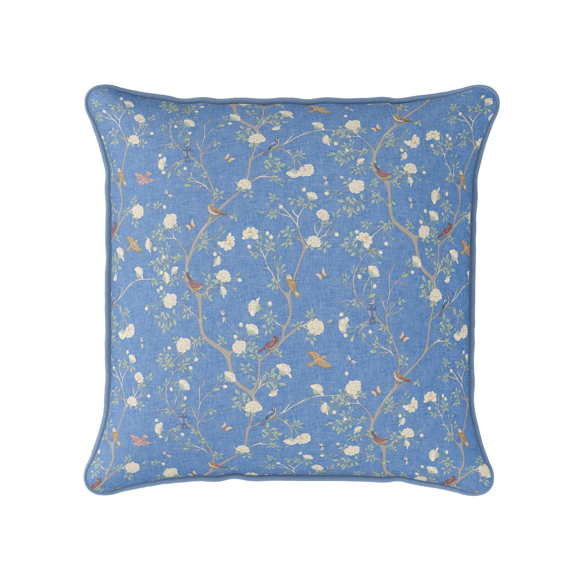 Camellia Garden White Cushion - Hydrangea Lane Home