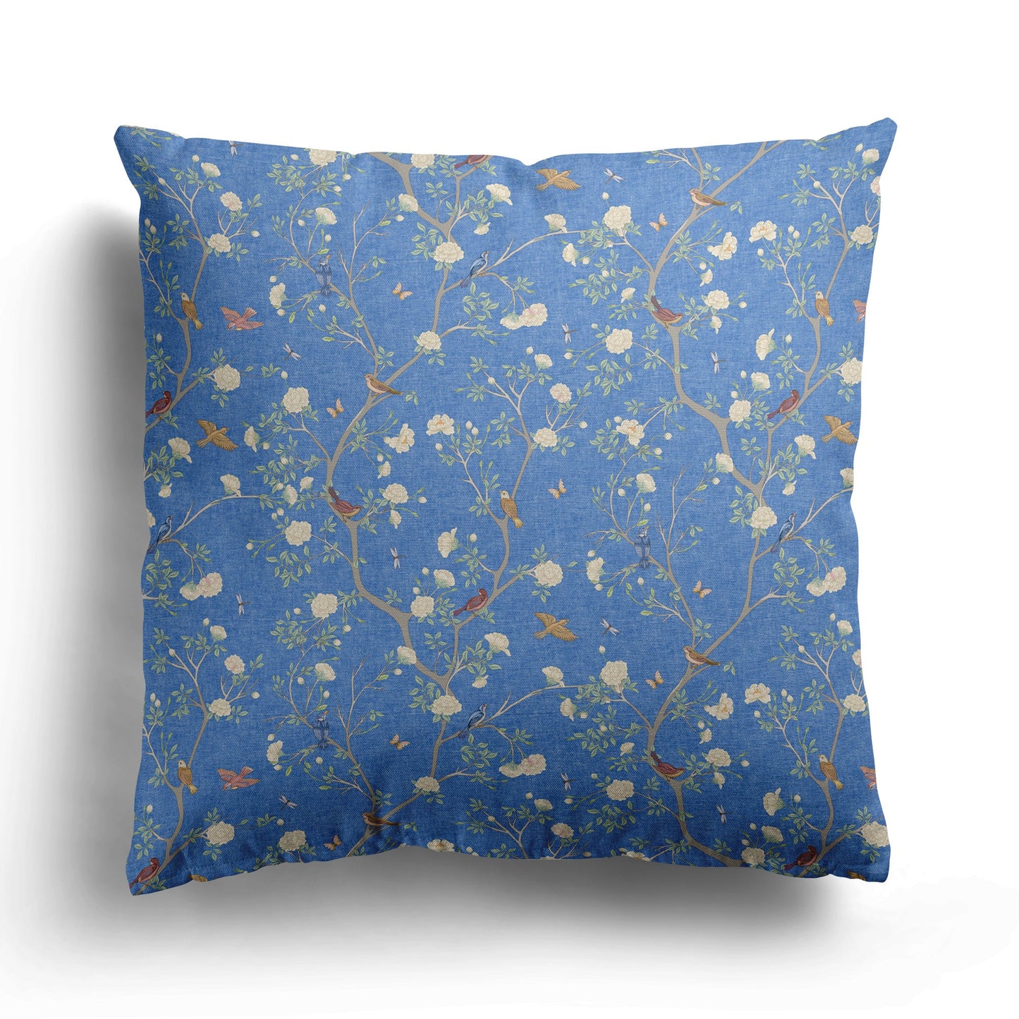 Camellia Garden White Cushion - Hydrangea Lane Home