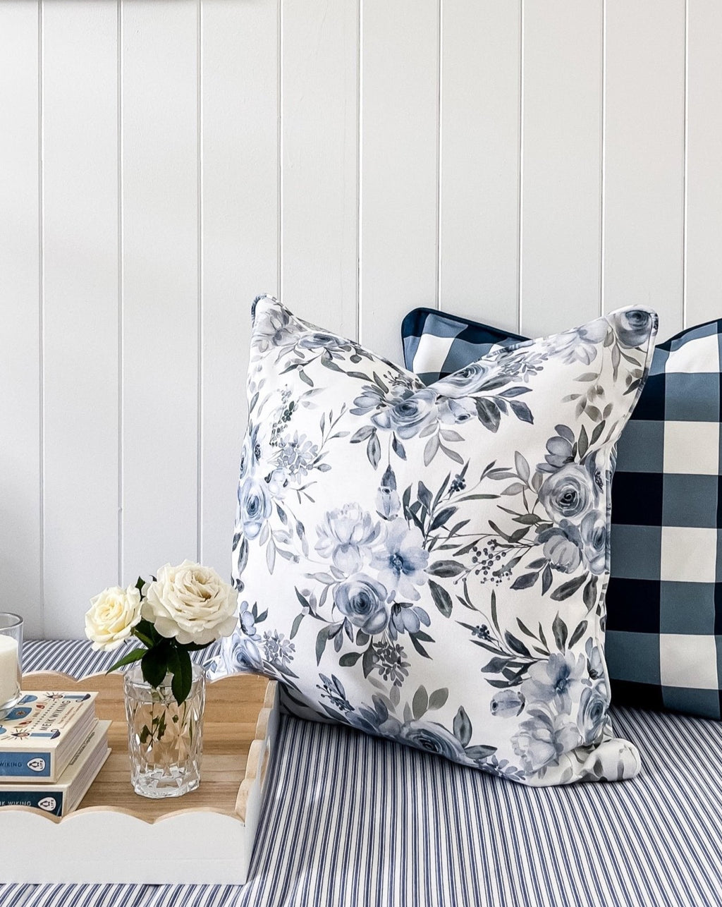 Charlotte Roses Cushion - Hydrangea Lane Home