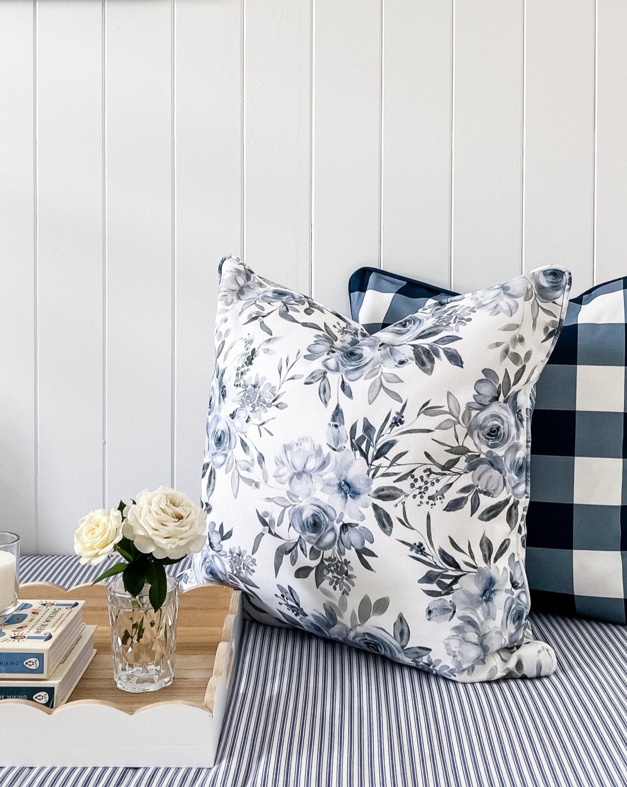 Charlotte Roses Cushion - Hydrangea Lane Home
