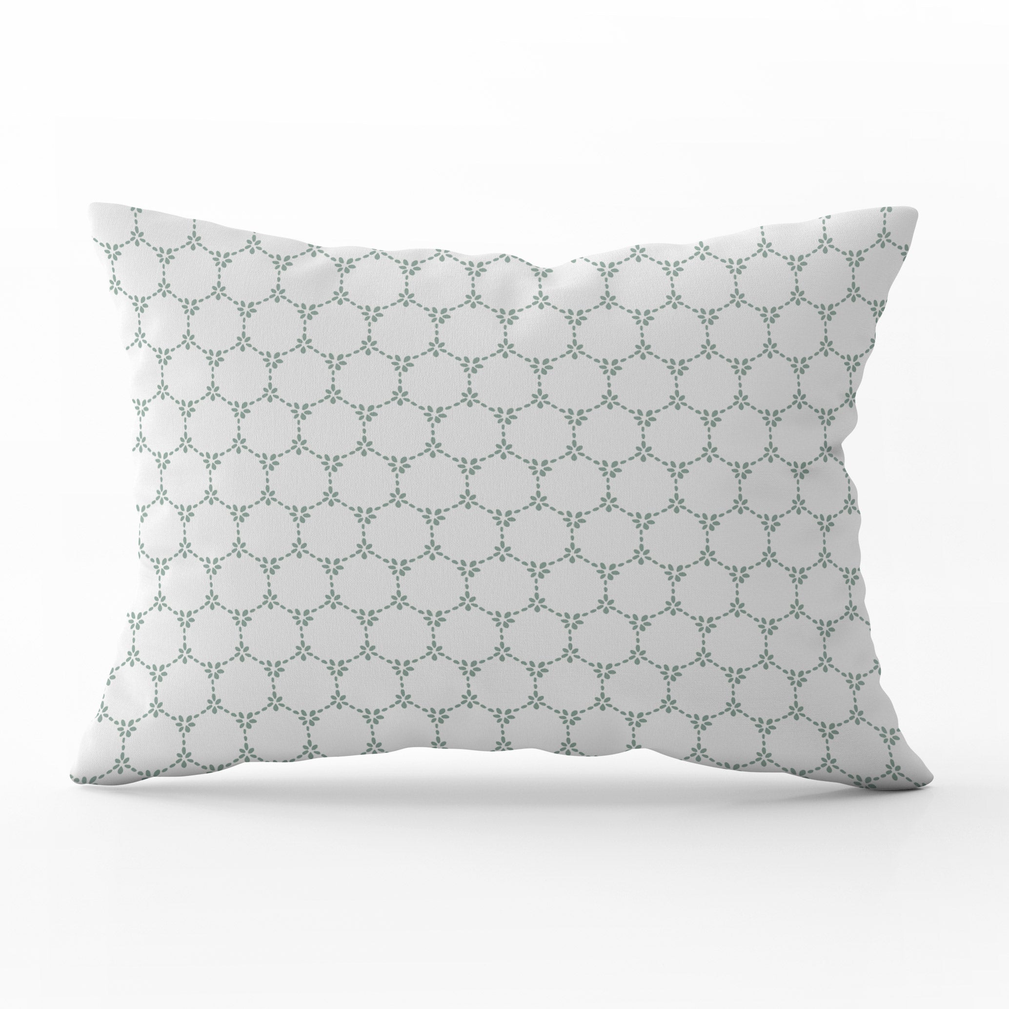 Daisy Chain Cushion - Greens - Hydrangea Lane Home
