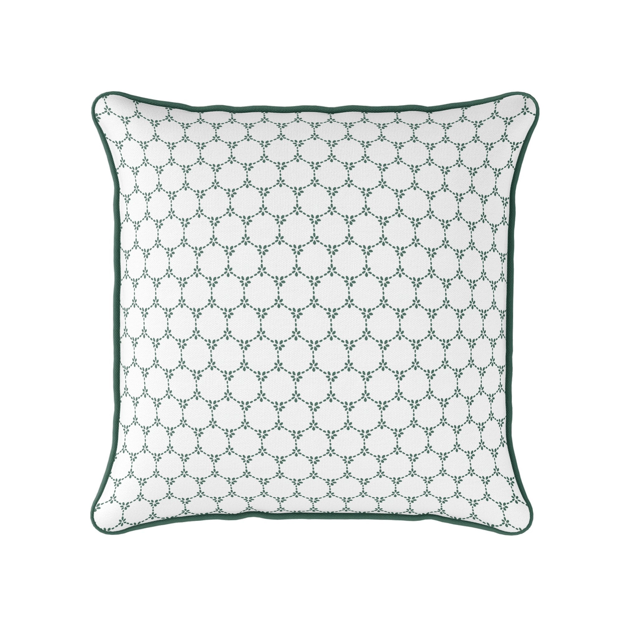 Daisy Chain Cushion - Greens - Hydrangea Lane Home