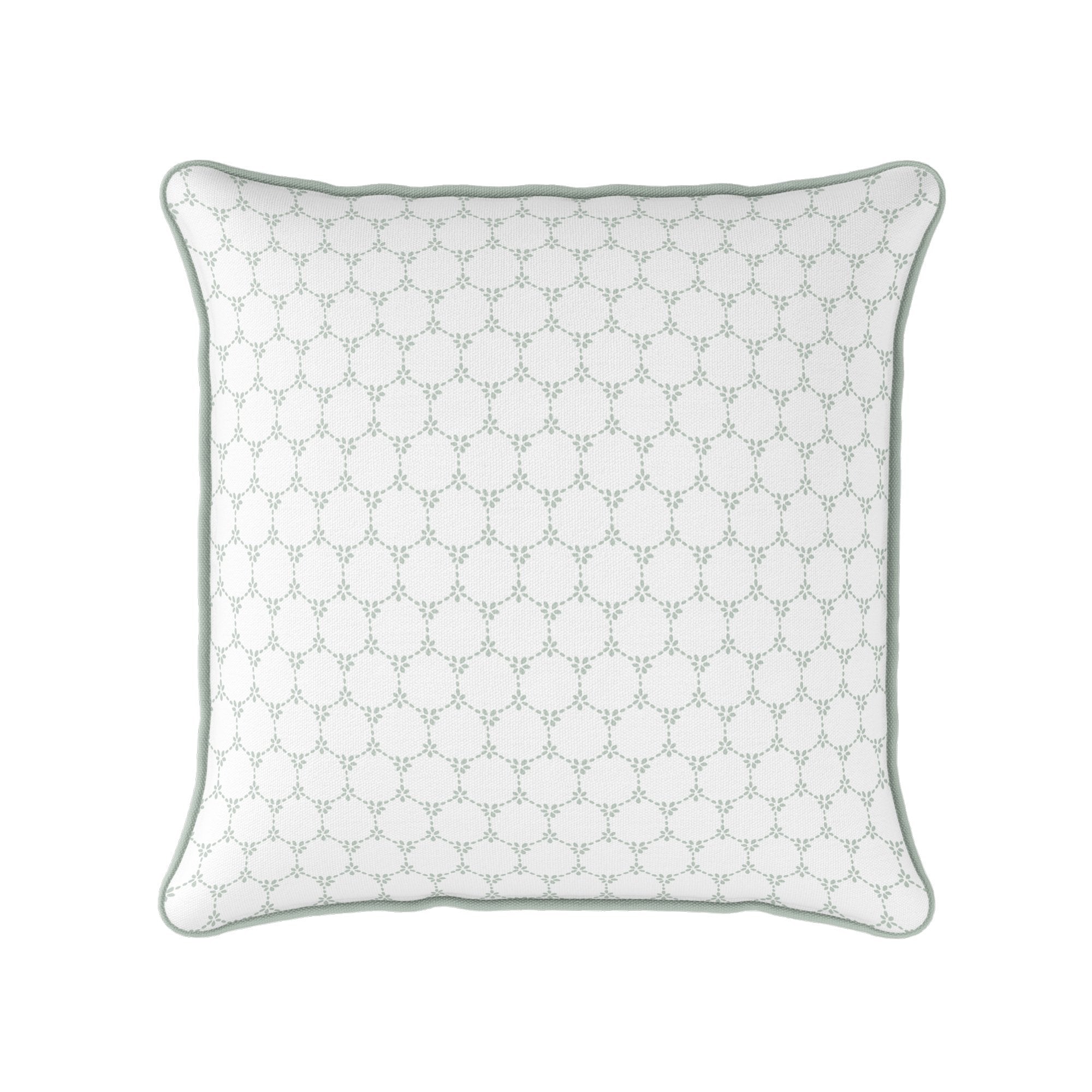 Daisy Chain Cushion - Greens - Hydrangea Lane Home