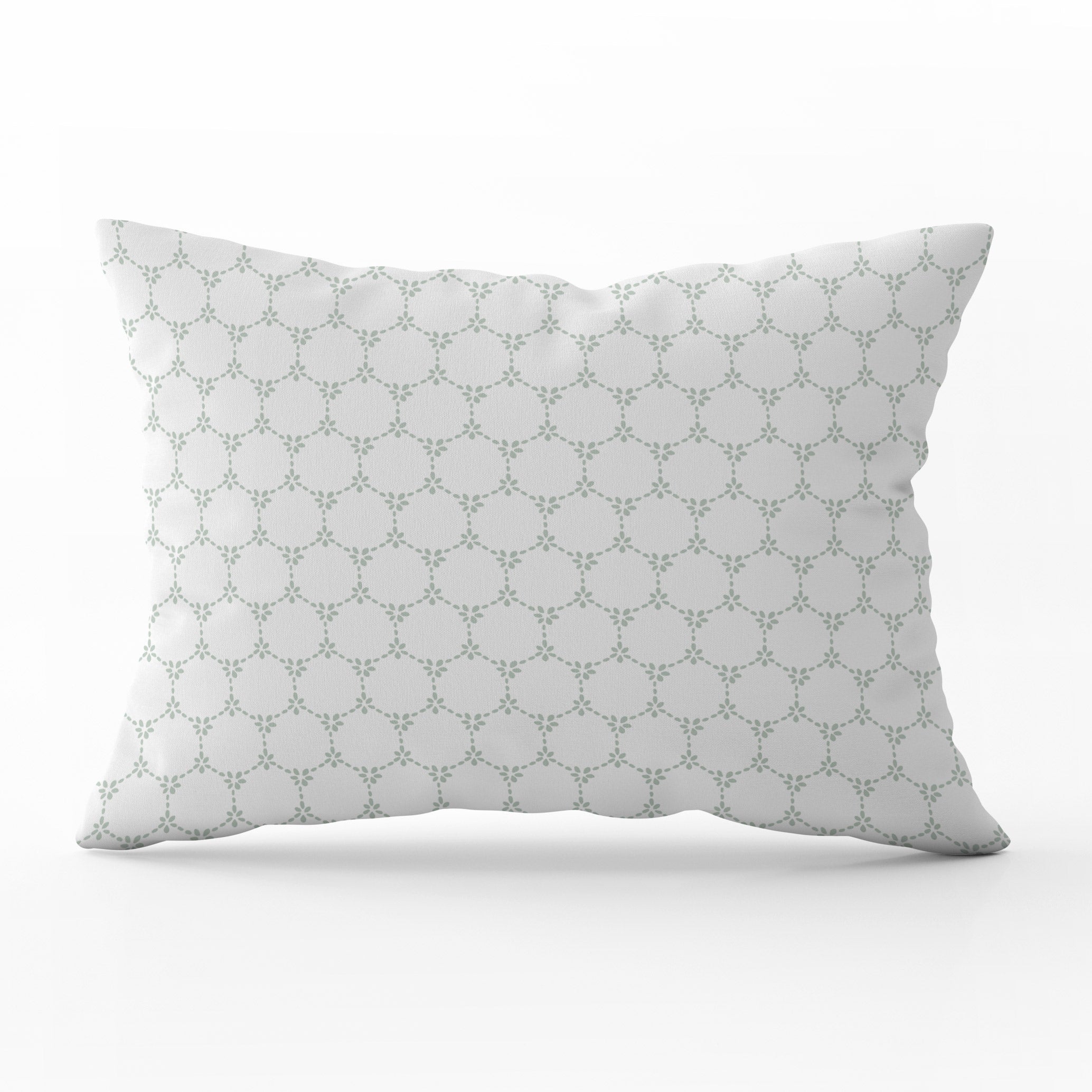Daisy Chain Cushion - Greens - Hydrangea Lane Home