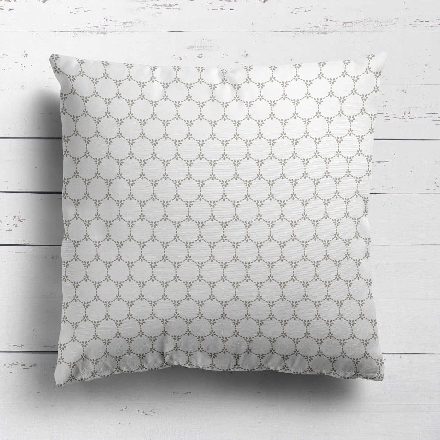 Daisy Chain Cushion - Neutrals - Hydrangea Lane Home