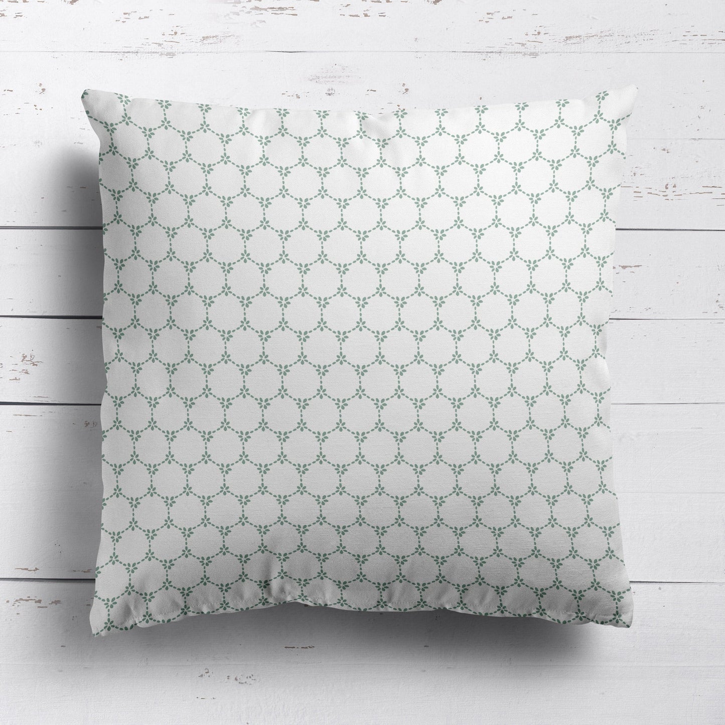 Daisy Chain Fabric - Eucalyptus - Hydrangea Lane Home