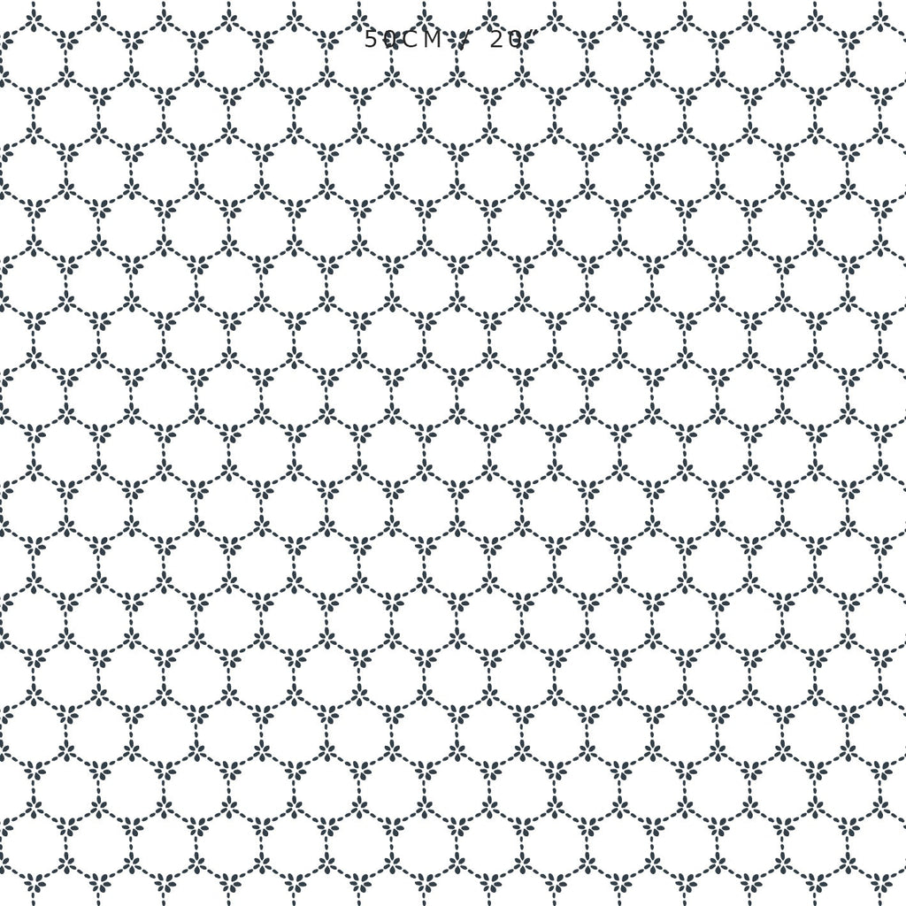 Daisy Chain Fabric - Graphite - Hydrangea Lane Home