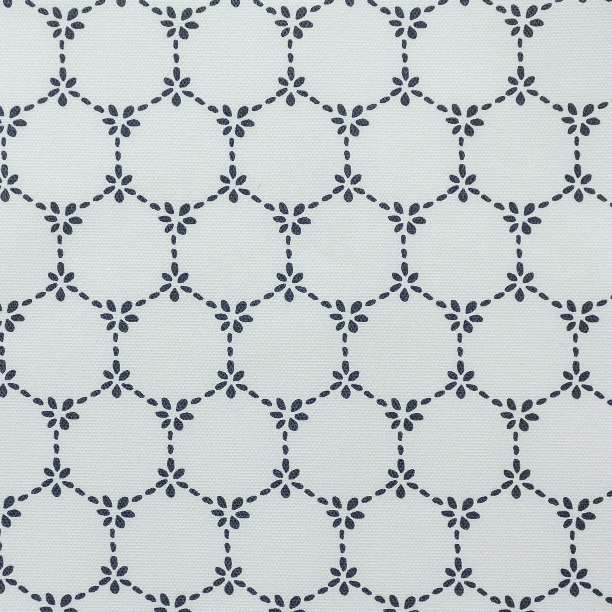 Daisy Chain Fabric - Graphite - Hydrangea Lane Home