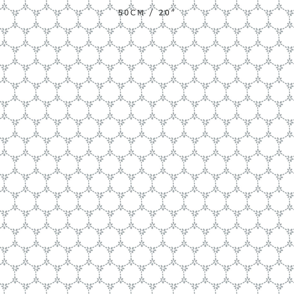 Daisy Chain Fabric - Koala - Hydrangea Lane Home